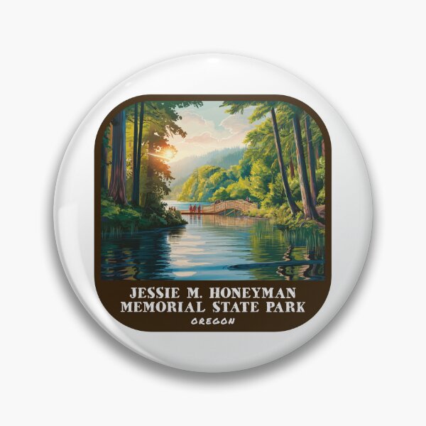 Item preview, Jessie M. Honeyman Memorial State Park (Oregon) designed and sold by RabbitK.