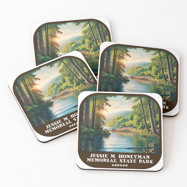 Item preview, Jessie M. Honeyman Memorial State Park (Oregon) designed and sold by RabbitK.
