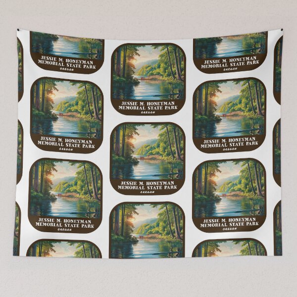 Item preview, Jessie M. Honeyman Memorial State Park (Oregon) designed and sold by RabbitK.