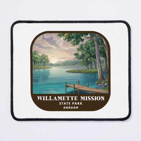 Item preview, Willamette Mission State Park (Oregon) designed and sold by RabbitK.