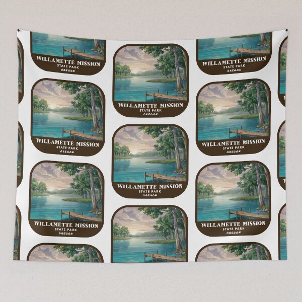 Item preview, Willamette Mission State Park (Oregon) designed and sold by RabbitK.