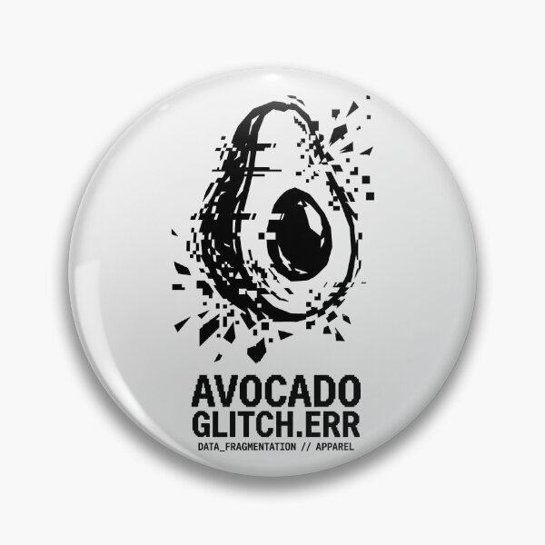 Item preview, Avocado Glitch Data Fragmentation Err designed and sold by SplashTastic.