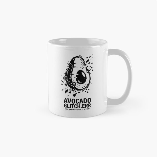 Item preview, Avocado Glitch Data Fragmentation Err designed and sold by SplashTastic.