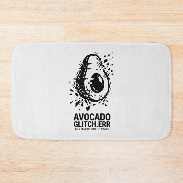 Item preview, Avocado Glitch Data Fragmentation Err designed and sold by SplashTastic.