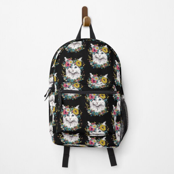 Item preview, Funny White Turkish Angora Floral Colorful Boys Girls Kids designed and sold by rafaeltto.
