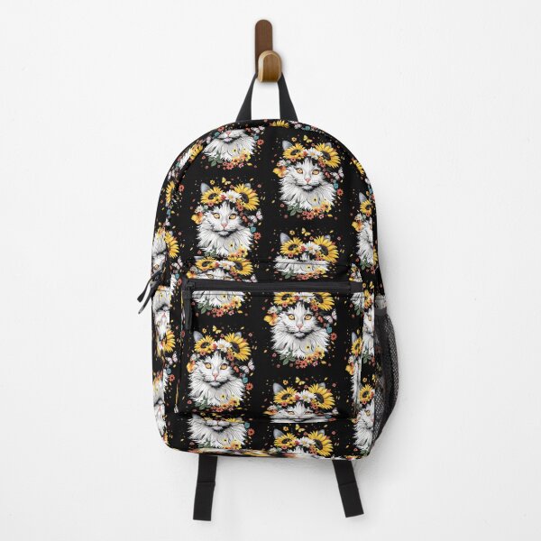 Item preview, Funny Turkish Van Cat Floral Colorful Boys Girls Kids designed and sold by rafaeltto.