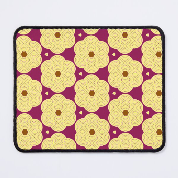 Item preview, Golden Floral Rosettes on Crimson designed and sold by AirCrayons27.