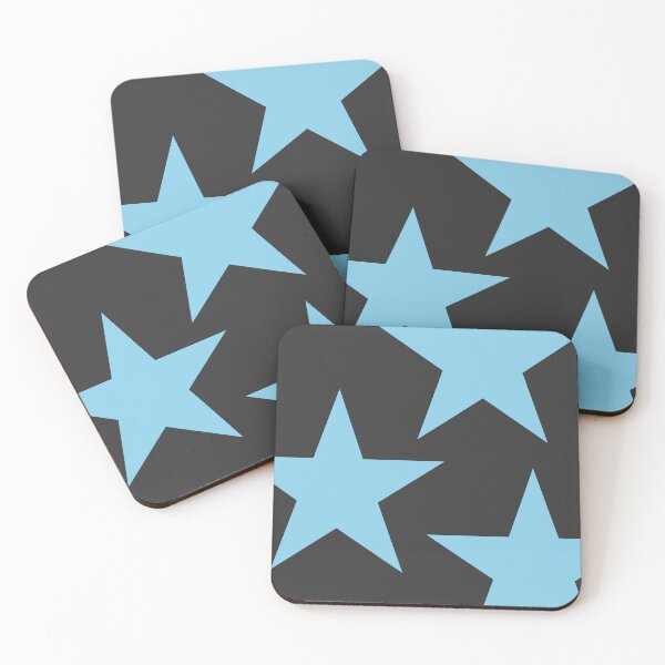 Item preview, Cool Blue Stars on Dark Gray designed and sold by BriSher.