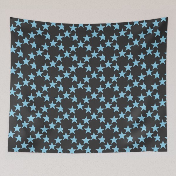 Item preview, Cool Blue Stars on Dark Gray designed and sold by BriSher.