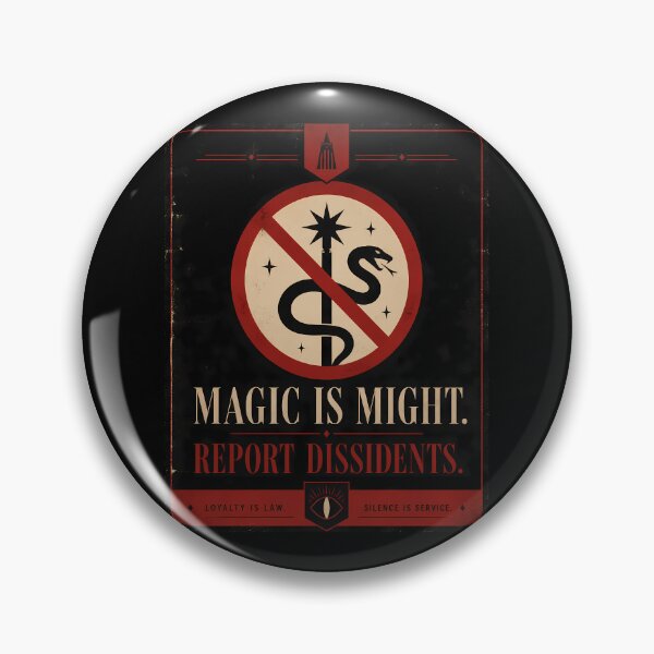 Item preview, Magic Ministry Compliance Warning Sign designed and sold by agearb.