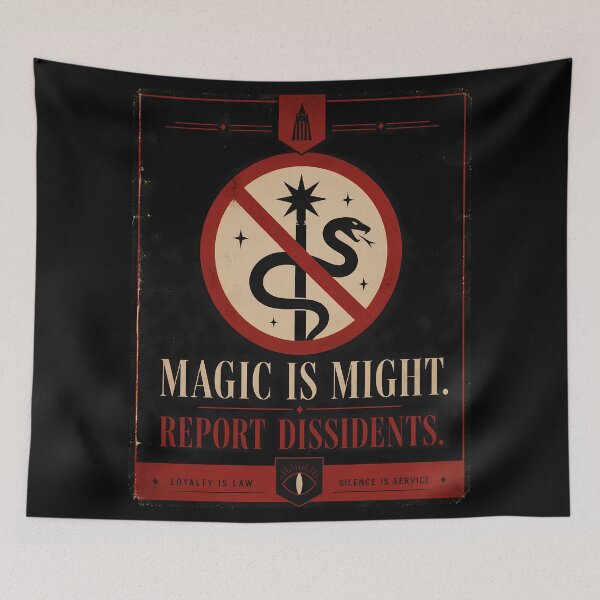 Item preview, Magic Ministry Compliance Warning Sign designed and sold by agearb.