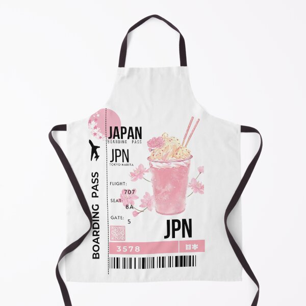 Item preview,  Japanese Boarding Pass Sakura Latte Stylized designed and sold by InkWhirl.