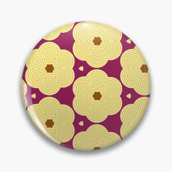 Item preview, Golden Floral Rosettes on Crimson designed and sold by AirCrayons27.