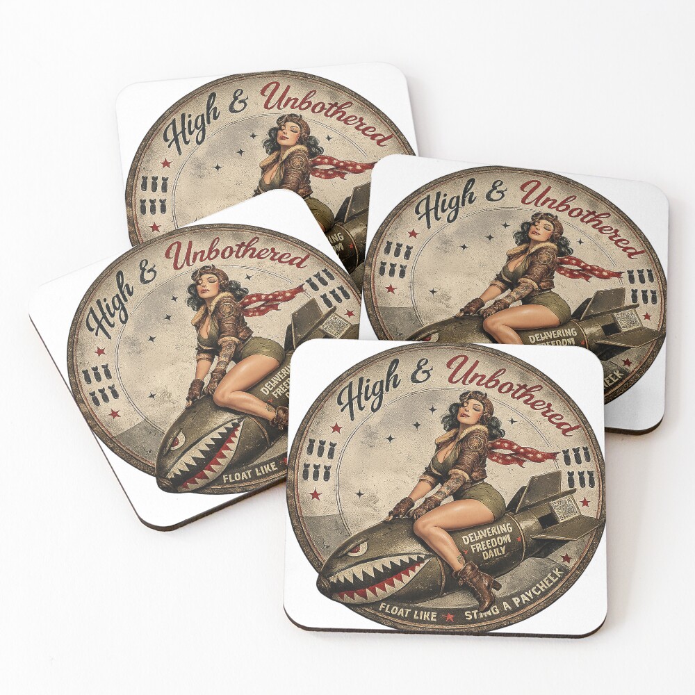 Item preview, Coasters (Set of 4) designed and sold by ShadowLabStudio.