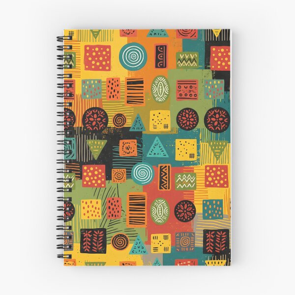 Item preview, Playful Geometric Stamp Patchwork Seamless designed and sold by SplashTastic.
