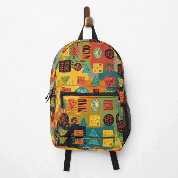 Item preview, Playful Geometric Stamp Patchwork Seamless designed and sold by SplashTastic.