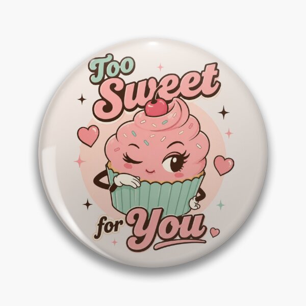 Item preview, Retro Vintage Cupcake - Too Sweet For You designed and sold by EsenciaZen.