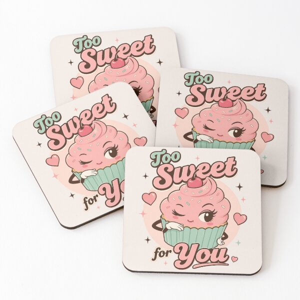 Item preview, Retro Vintage Cupcake - Too Sweet For You designed and sold by EsenciaZen.