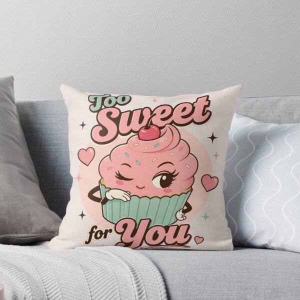 Item preview, Retro Vintage Cupcake - Too Sweet For You designed and sold by EsenciaZen.