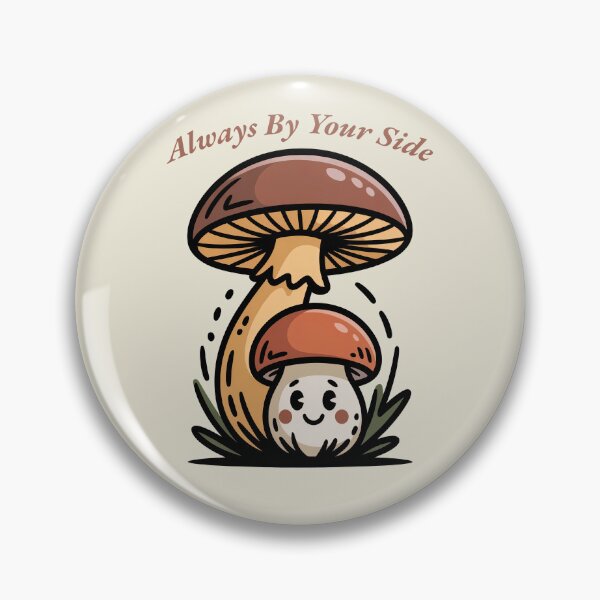 Item preview, Always By Your Side Cute Retro Mushroom Art designed and sold by AlexandraSand.