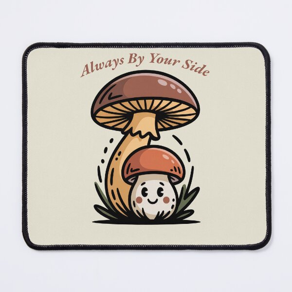 Item preview, Always By Your Side Cute Retro Mushroom Art designed and sold by AlexandraSand.
