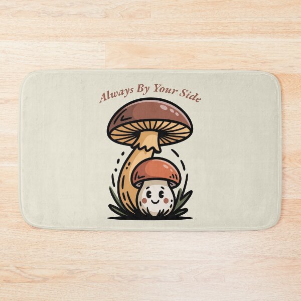 Item preview, Always By Your Side Cute Retro Mushroom Art designed and sold by AlexandraSand.
