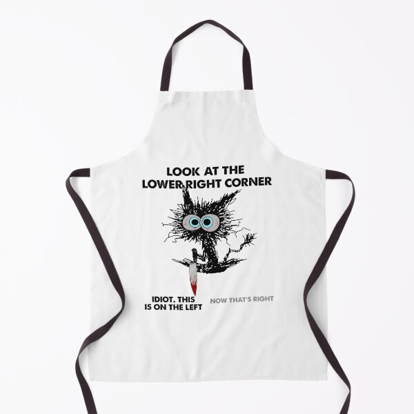 Item preview, Look at Corner Prank Cat Knife Joke Tee designed and sold by SoyLamderma.