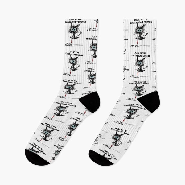 Item preview, Look at Corner Prank Cat Knife Joke Tee designed and sold by SoyLamderma.