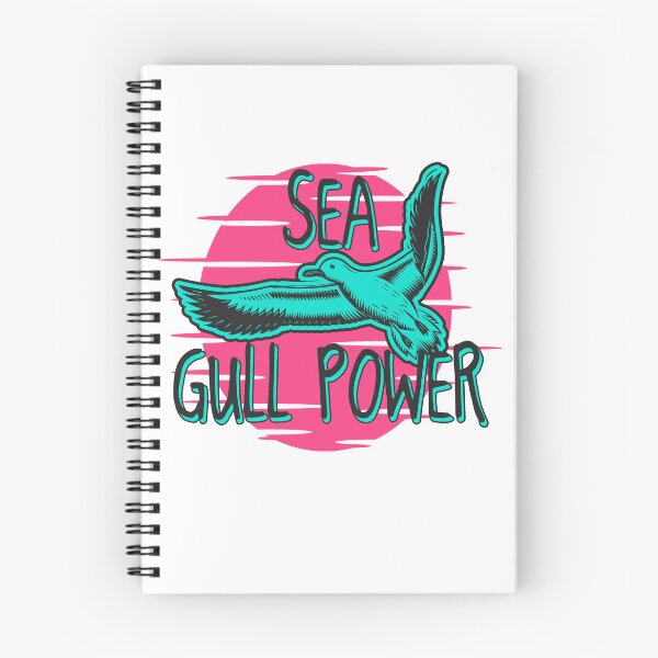 Item preview, Sea Gull Power Retro Sunset Bird Design designed and sold by EichStore.