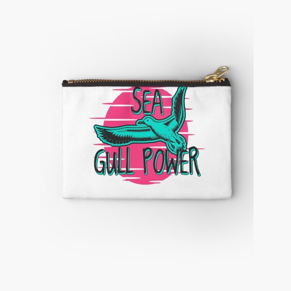 Item preview, Sea Gull Power Retro Sunset Bird Design designed and sold by EichStore.