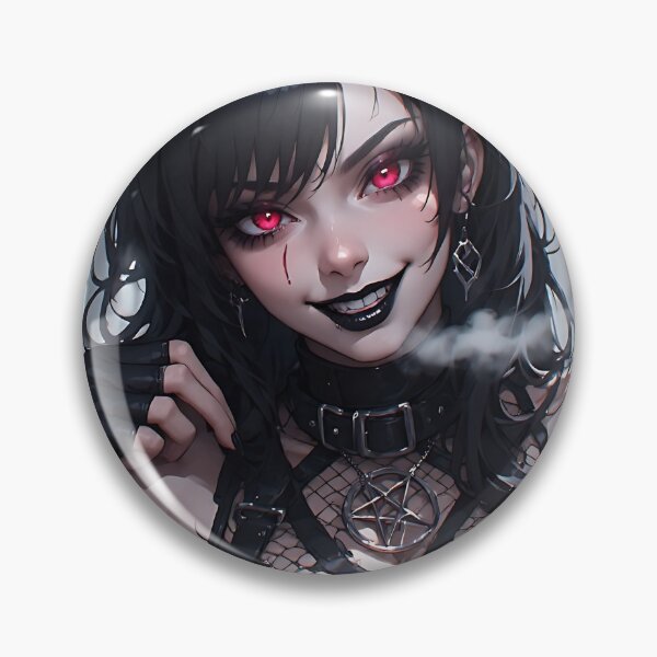 Item preview, Hot Halloween Anime Goth Girl Waifu 150 designed and sold by Your New Fixation.