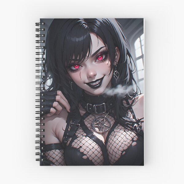 Item preview, Hot Halloween Anime Goth Girl Waifu 150 designed and sold by Your New Fixation.