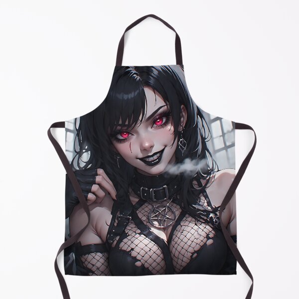Item preview, Hot Halloween Anime Goth Girl Waifu 150 designed and sold by Your New Fixation.