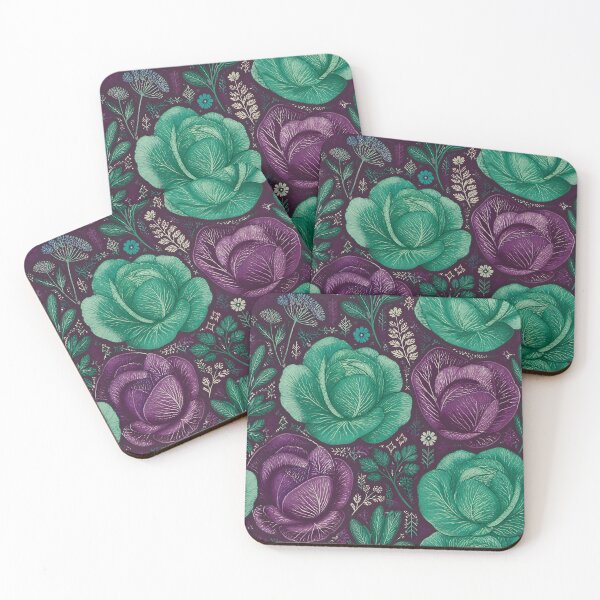 Item preview, Cabbage Crush Contemporary Folk Art designed and sold by Glitchart66.