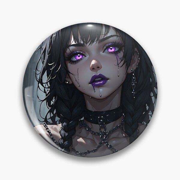Item preview, Hot Halloween Anime Goth Girl Waifu 156 designed and sold by Your New Fixation.