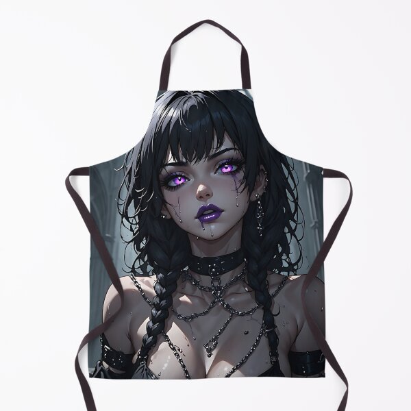 Item preview, Hot Halloween Anime Goth Girl Waifu 156 designed and sold by Your New Fixation.