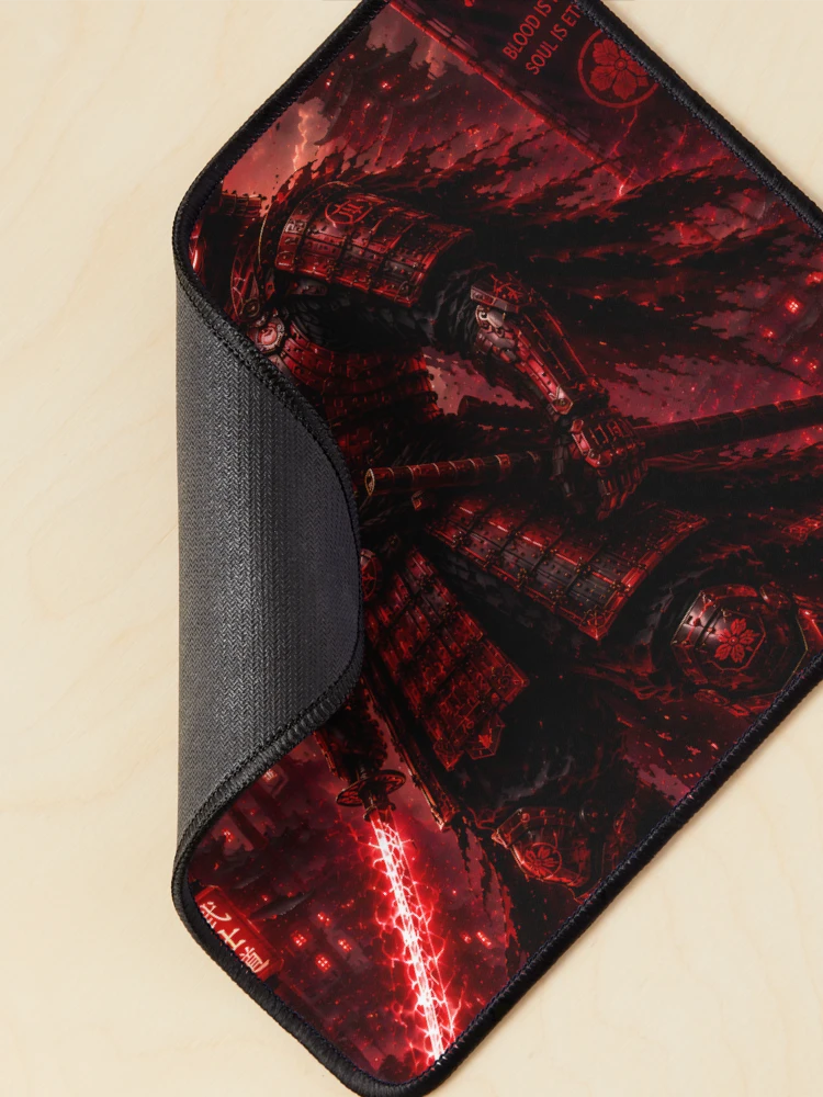 Thumbnail 2 of 5, Mouse Pad, Crimson Samurai designed and sold by RiteshCenter .