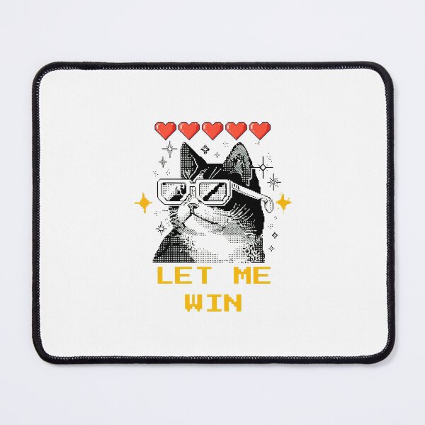Item preview, Pixel Cat Let Me Win Gamer Design designed and sold by SoyLamderma.