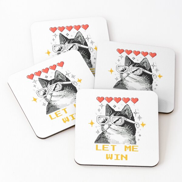 Item preview, Pixel Cat Let Me Win Gamer Design designed and sold by SoyLamderma.