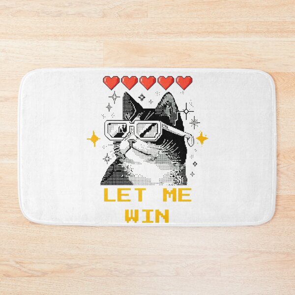 Item preview, Pixel Cat Let Me Win Gamer Design designed and sold by SoyLamderma.