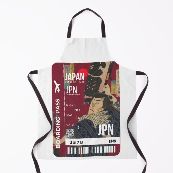 Item preview,  Japanese Boarding Pass Samurai Stylized designed and sold by InkWhirl.