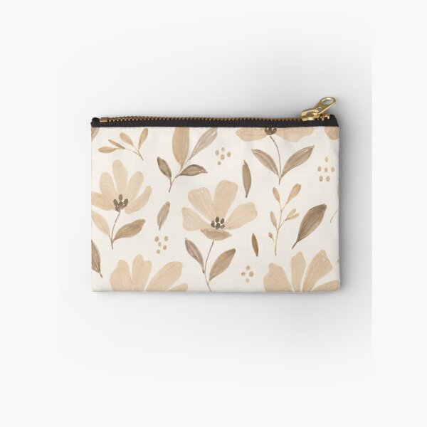 Item preview, Soft Neutral Watercolor Floral Pattern – Elegant Beige Botanical Design designed and sold by Barelythere2324.