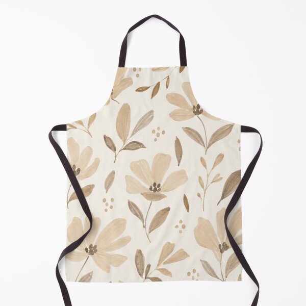 Item preview, Soft Neutral Watercolor Floral Pattern – Elegant Beige Botanical Design designed and sold by Barelythere2324.
