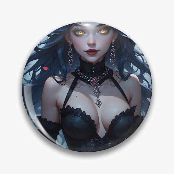 Item preview, Hot Halloween Anime Goth Girl Waifu 160 designed and sold by Your New Fixation.