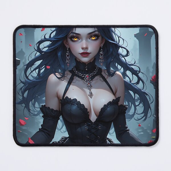 Item preview, Hot Halloween Anime Goth Girl Waifu 160 designed and sold by Your New Fixation.