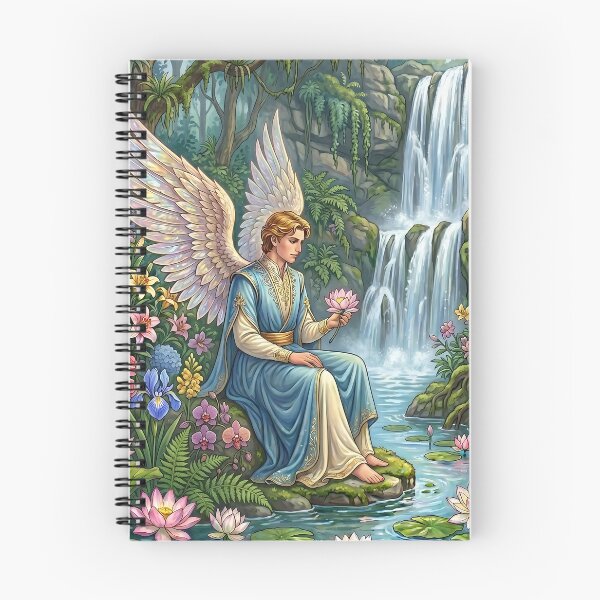 Item preview, Angels and the Lotus Pond designed and sold by PP&RAINBOW SHOP.