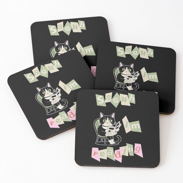Item preview, Ssshh I'm Reading Text Art designed and sold by Museum Of Non-Existing Art.