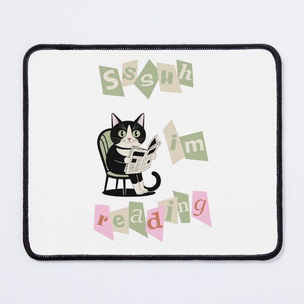 Item preview, Ssshh I'm Reading Text Art designed and sold by Museum Of Non-Existing Art.