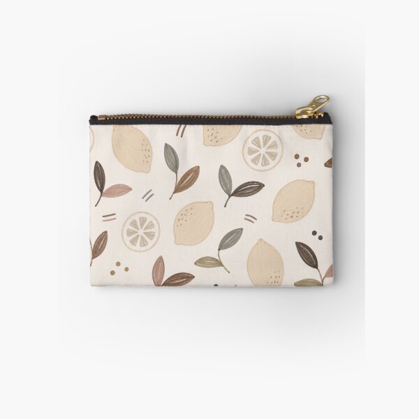Item preview, Neutral Lemon Botanical Pattern – Soft Citrus Seamless Design designed and sold by Barelythere2324.