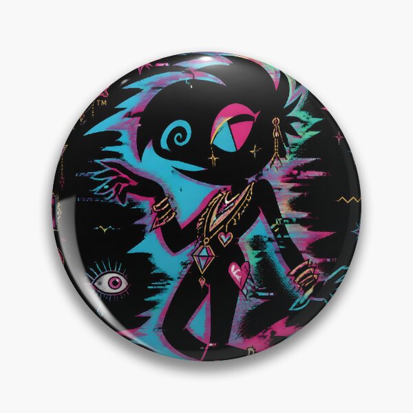 Item preview, 90s Glitch Neon Vaporwave Glamoratti Silhouette designed and sold by Glitchart66.